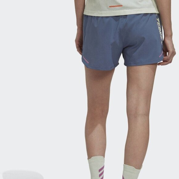 ADIDAS TERREX AGRAVIC TRAIL RUNNING 5 inch SHORTS WOMENS SIZE SMALL - Picture 4 of 4